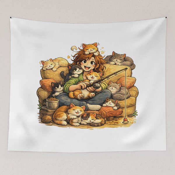 Item preview, Cat Mom Life Ruled by Cats designed and sold by PatiImagination.