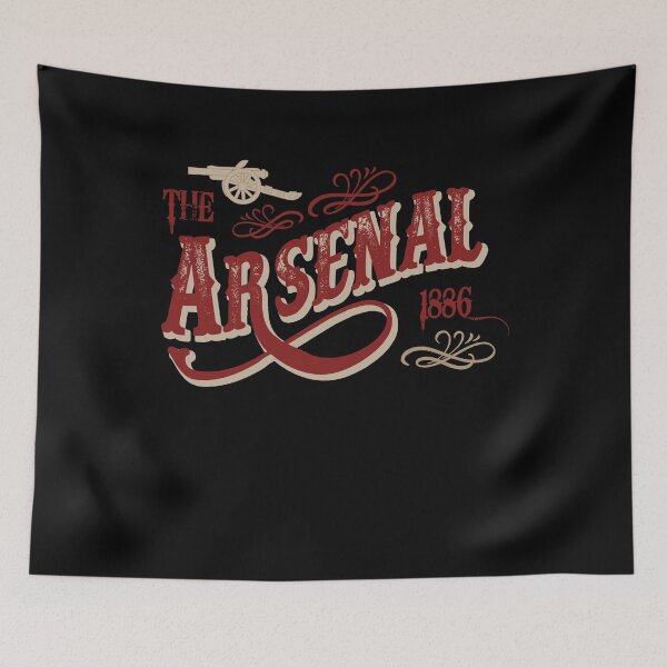 Item preview, Vintage The Asenal Cannon Typography Graphic Tee designed and sold by AnnickGoutal1.