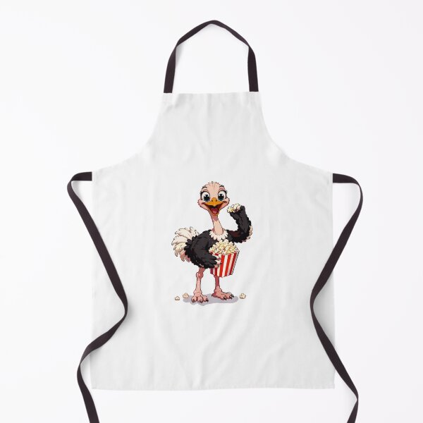 Item preview, Popcorn Lover Ostrich designed and sold by Krincydigitalart.