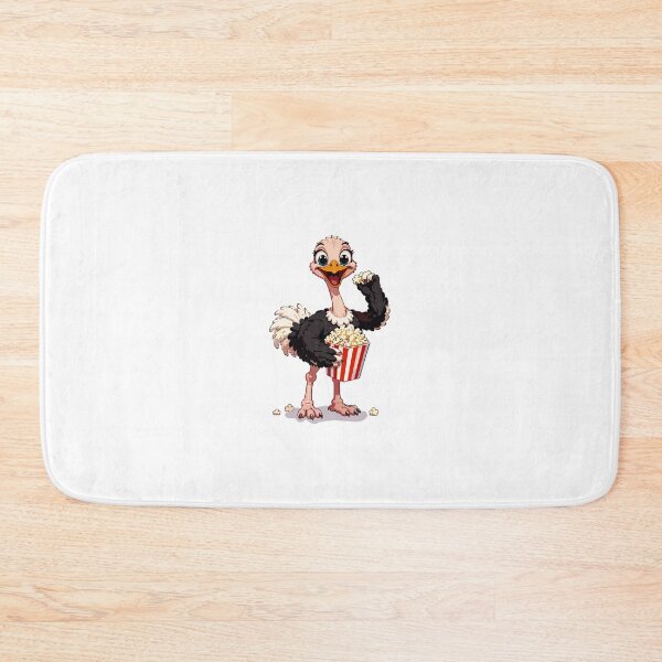 Item preview, Popcorn Lover Ostrich designed and sold by Krincydigitalart.