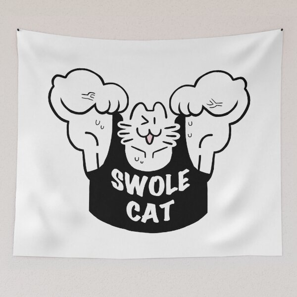 Item preview, Swole Cat Logo designed and sold by Charles Kugler.