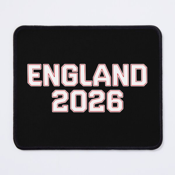 Item preview, England 2026 World Cup (White with Red & White Outline) designed and sold by STUDIO-72.