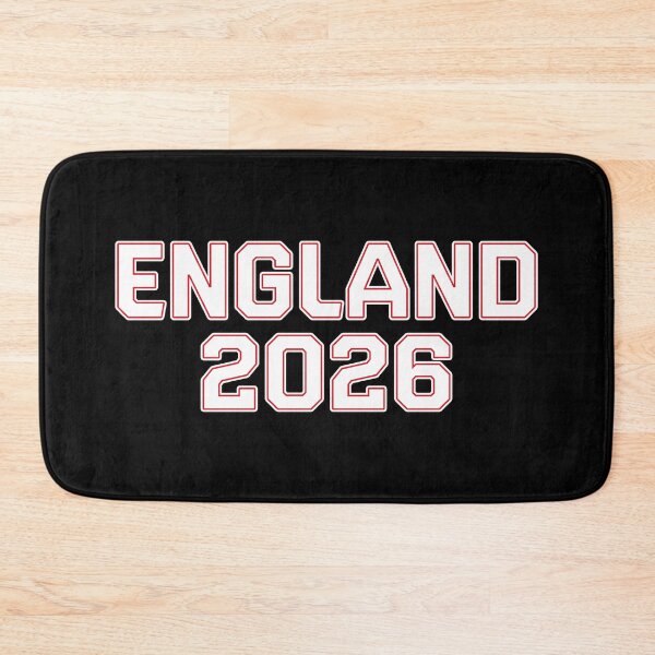 Item preview, England 2026 World Cup (White with Red & White Outline) designed and sold by STUDIO-72.