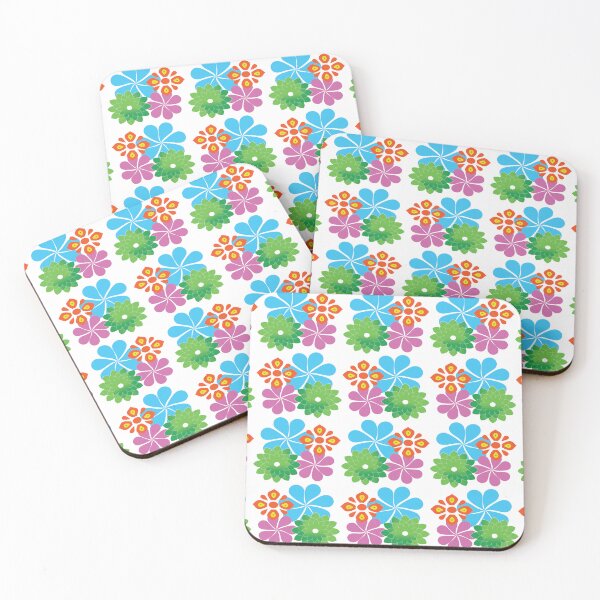 Item preview, Cute vibrant floral seamless pattern vector illustration on white background designed and sold by AjjimaJKM.