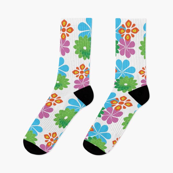 Item preview, Cute vibrant floral seamless pattern vector illustration on white background designed and sold by AjjimaJKM.
