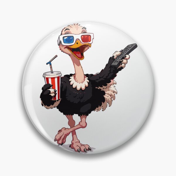 Item preview, Movie Buff Ostrich designed and sold by Krincydigitalart.