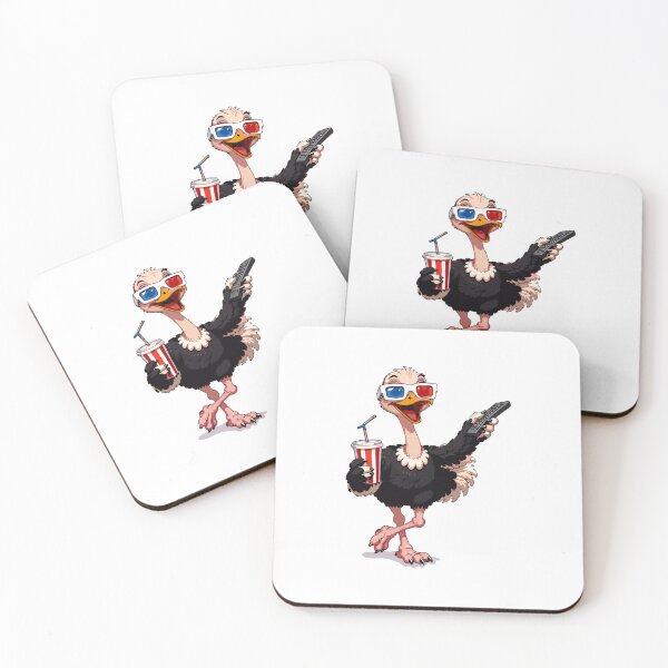 Item preview, Movie Buff Ostrich designed and sold by Krincydigitalart.