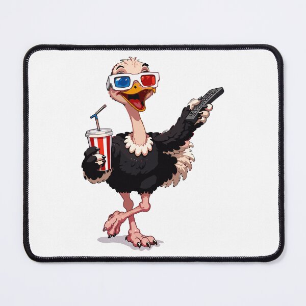 Item preview, Movie Buff Ostrich designed and sold by Krincydigitalart.