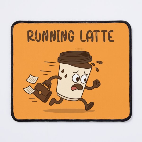 Item preview, Running Latte designed and sold by Mustachio-Draws.