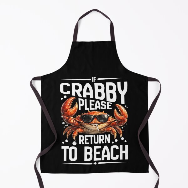 Item preview, If Crabby Please Return To The Beach Funny Coastal Crab Lover Summer Vacation T-Shirt designed and sold by Teetreasure2.