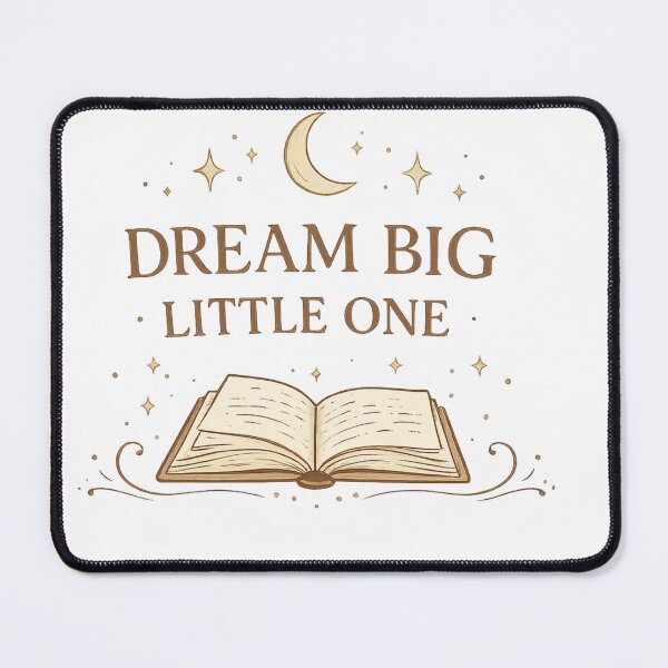Item preview, Dream Big Little One | Inspirational Nursery Quote Book Lover Baby Design designed and sold by batoot1.
