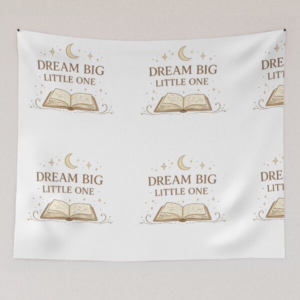 Item preview, Dream Big Little One | Inspirational Nursery Quote Book Lover Baby Design designed and sold by batoot1.
