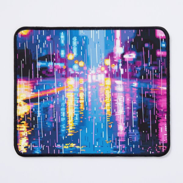 Item preview, Pixelated Rain Lo-Fi Cyberpunk & Retro Gaming designed and sold by BoxofMoments.