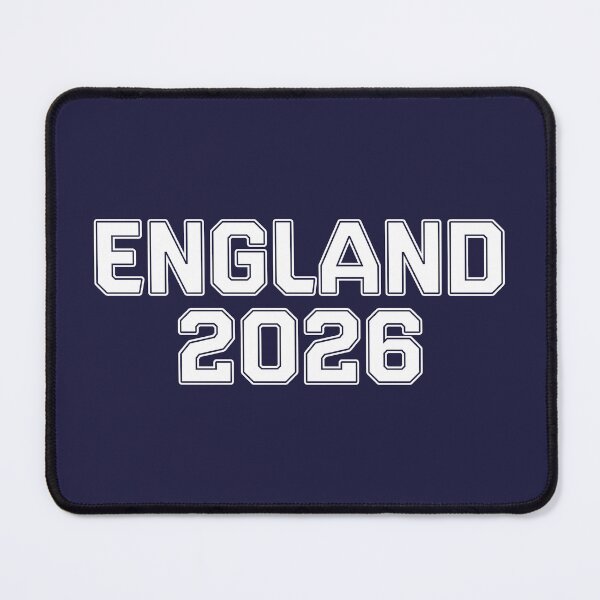 Item preview, Inglaterra Copa Mundial 2026 (Blanco con contorno azul marino y blanco) designed and sold by STUDIO-72.