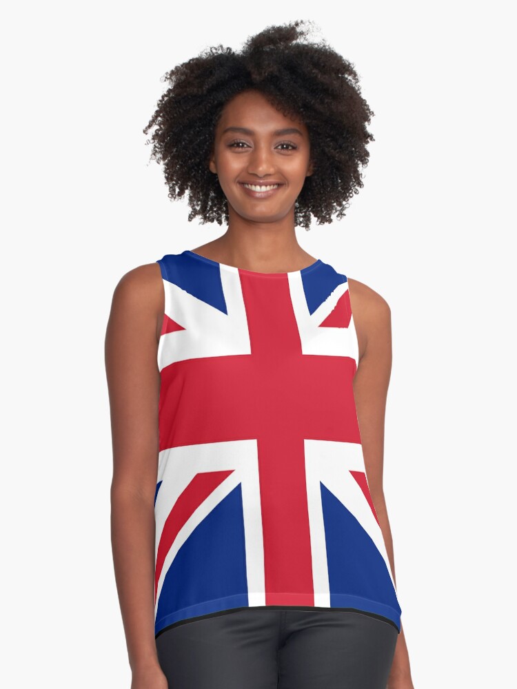 Armstrong træk uld over øjnene Svarende til Union Jack 1960s Mini Skirt - Best of British Flag" Sleeveless Top for Sale  by deanworld | Redbubble