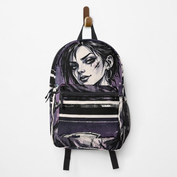Item preview, Gothic Cyberpunk Nurse Dark Art Print designed and sold by CosyCush.