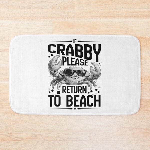 Item preview, If Crabby Please Return To The Beach Funny Coastal Crab Lover Summer Vacation T-Shirt designed and sold by Teetreasure2.