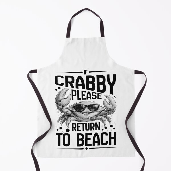 Item preview, If Crabby Please Return To The Beach Funny Coastal Crab Lover Summer Vacation T-Shirt designed and sold by Teetreasure2.