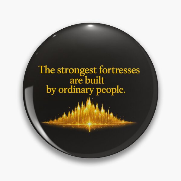 Item preview, The strongest fortresses are built by ordinary people. designed and sold by MaxDreamsArt.