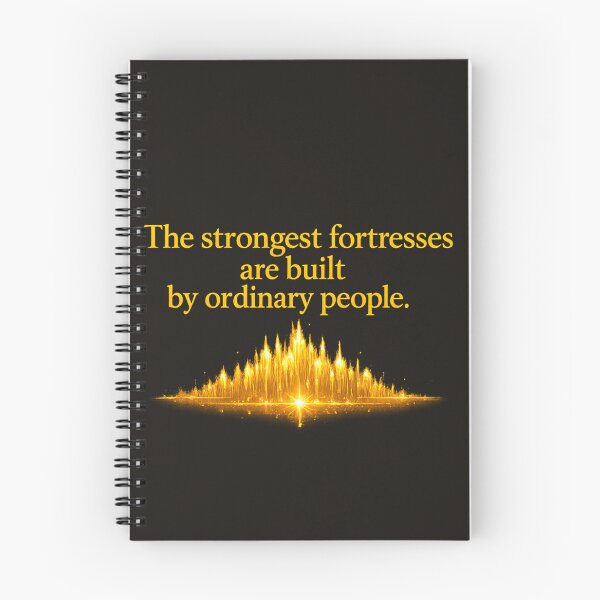 Item preview, The strongest fortresses are built by ordinary people. designed and sold by MaxDreamsArt.
