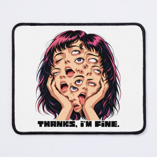 Item preview, All good - woman's face, mental health designed and sold by Zenbudget.