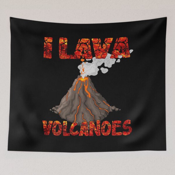 Item preview, I Lava Volcanoes Graphic Tee designed and sold by NimajnebD.