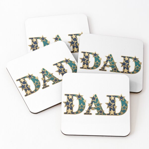 Item preview, Luxury Gold Star "DAD" Design - Perfect Father's Day Gift designed and sold by SideKickCreates.