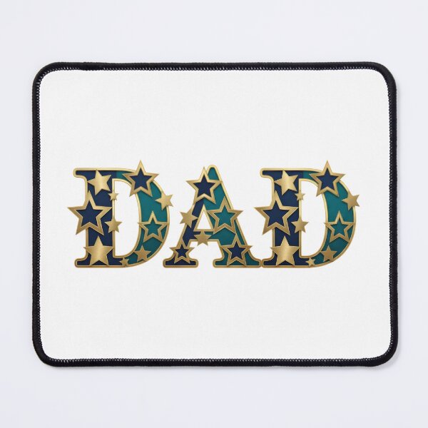 Item preview, Luxury Gold Star "DAD" Design - Perfect Father's Day Gift designed and sold by SideKickCreates.