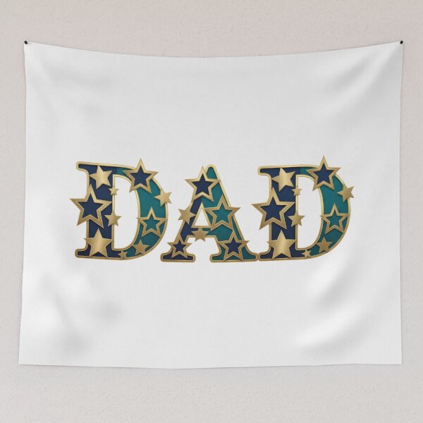 Item preview, Luxury Gold Star "DAD" Design - Perfect Father's Day Gift designed and sold by SideKickCreates.