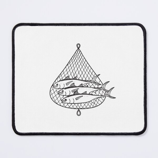Item preview, Several Tuna Fish on Fishing Net designed and sold by rasagamastore.