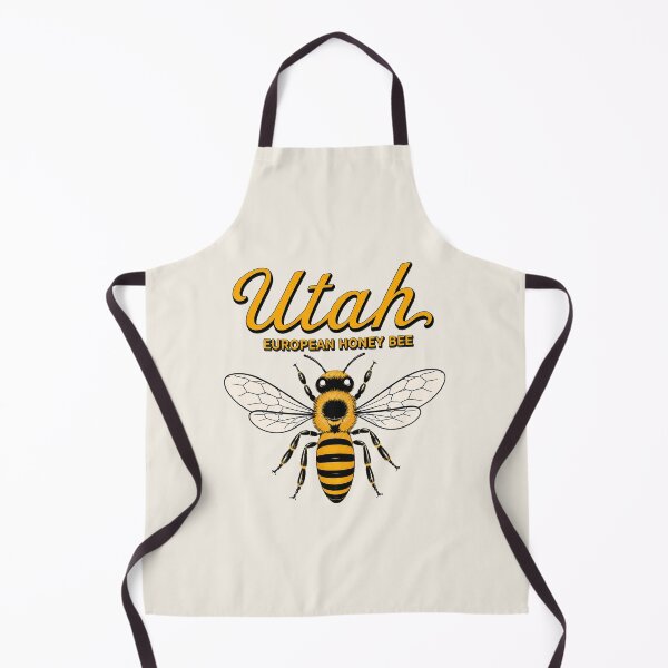 Item preview, Utah European Honey Bee – State Insect Art Print designed and sold by The-Drip-Studio.