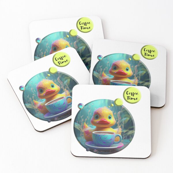 Item preview, Coffee Time Rubber Duck designed and sold by TruthfulHeart.