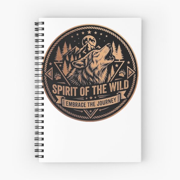 Item preview, Spirit of the Wild Howling Wolf Vintage Emblem designed and sold by Munib320.