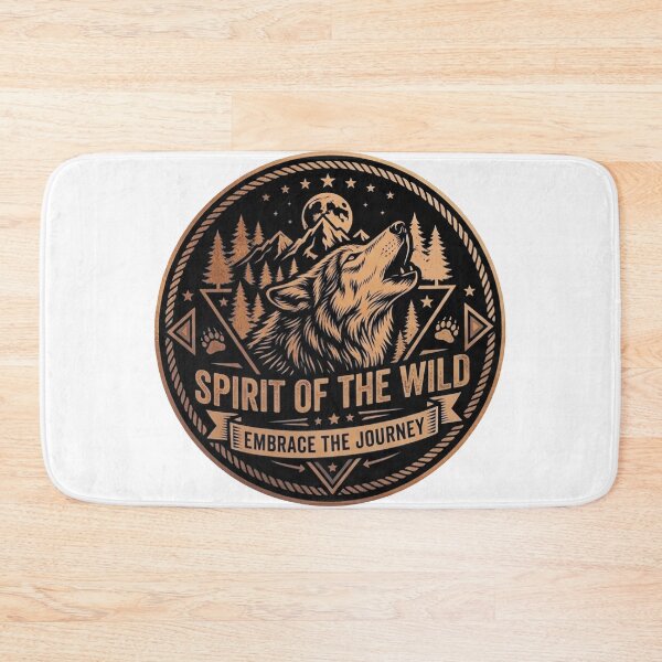 Item preview, Spirit of the Wild Howling Wolf Vintage Emblem designed and sold by Munib320.