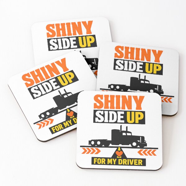 Item preview, Trucker Wife Safety Blessing Shiny Side Up Design designed and sold by pirminio.