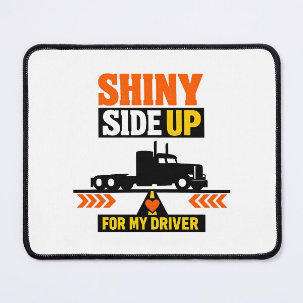 Item preview, Trucker Wife Safety Blessing Shiny Side Up Design designed and sold by pirminio.