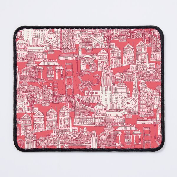 Item preview, San Francisco toile viva magenta rose pink designed and sold by scrummy.