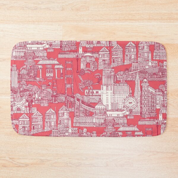 Item preview, San Francisco toile viva magenta rose pink designed and sold by scrummy.