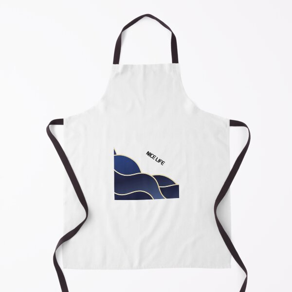 Item preview, Nice Life – Abstract Wave Art Navy Blue designed and sold by N0irNest.