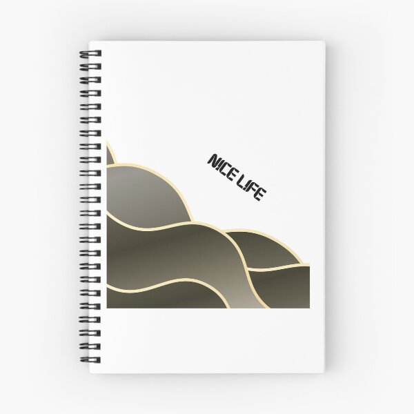 Item preview, Nice Life – Abstract Wave Art Khaki Neutral designed and sold by N0irNest.