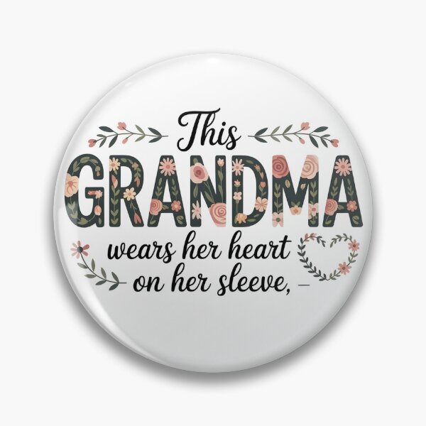 Item preview, This Grandma Wears Her Heart On Her Sleeve designed and sold by designstoriesMK.