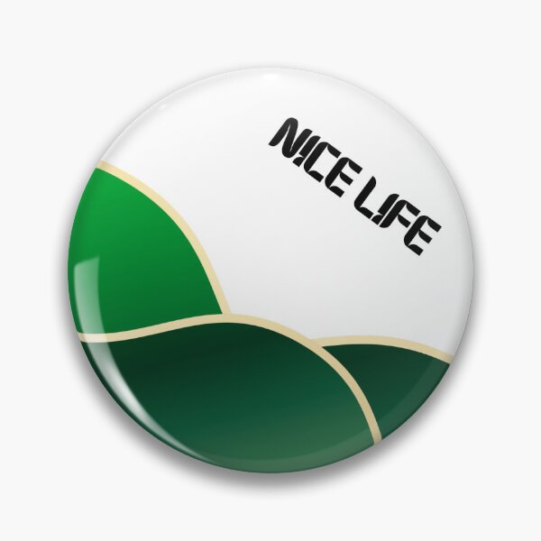 Item preview, Nice Life – Abstract Wave Art Dark Forest Green designed and sold by N0irNest.
