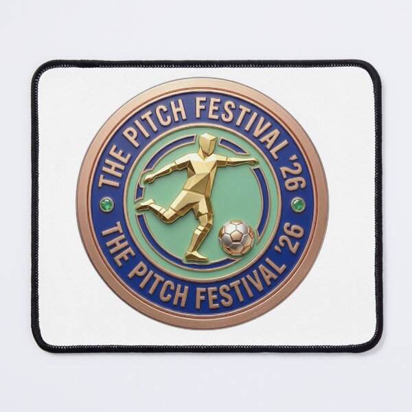 Item preview, The Pitch Festival 2026 Soccer Royal Emblem designed and sold by Fatomfatom.