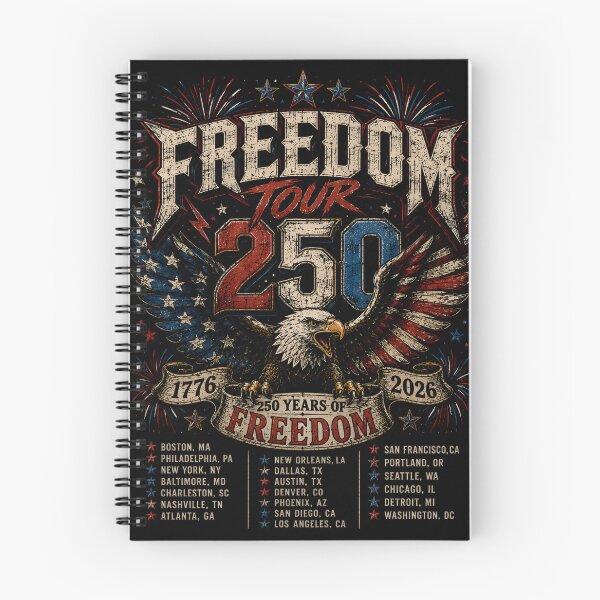 Item preview, Vintage USA Freedom Tour 250 Eagle Rock Poster designed and sold by Imaginationbeyond.