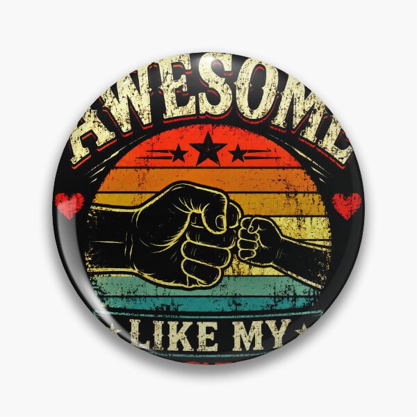 Item preview, Awesome Like My Daughter Fist Bump Pride Design Vintage Tee designed and sold by graphixpolash.