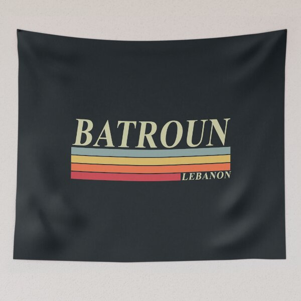 Item preview, BATROUN Retro Lebanon Design designed and sold by Mo5tar.