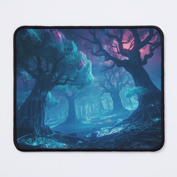 Item preview, Living Nebula Forest Fantasy Alien Landscape designed and sold by Luminous Wilds.