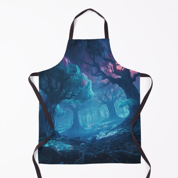 Item preview, Living Nebula Forest Fantasy Alien Landscape designed and sold by Luminous Wilds.