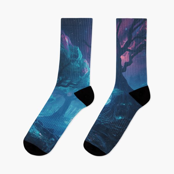 Item preview, Living Nebula Forest Fantasy Alien Landscape designed and sold by Luminous Wilds.