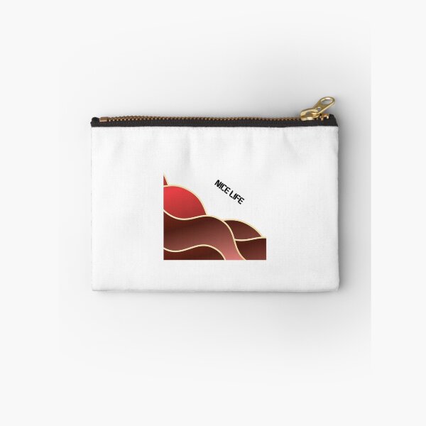 Item preview, Nice Life – Abstract Wave Art Red Crimson designed and sold by N0irNest.